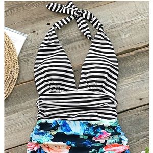 Adorable stripes and floral!!
